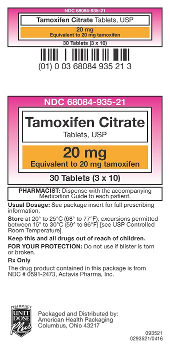 20 mg Tamoxifen Citrate Tablet Carton