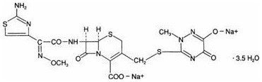 Ceftriaxone Chemical Structure