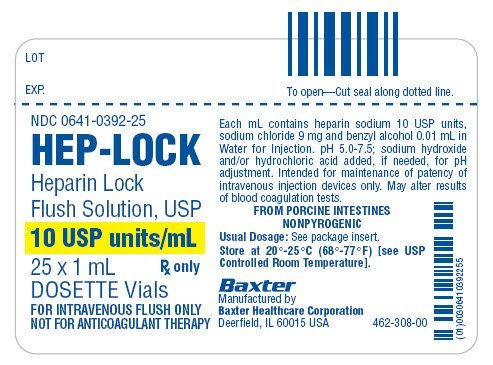 HEP-LOCK Representative Carton Label
