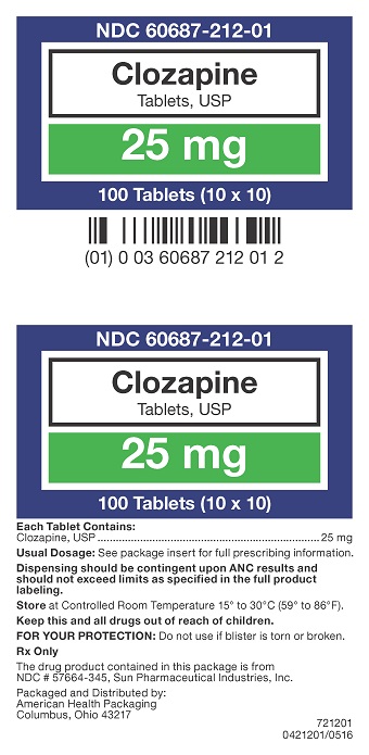 25 mg Clozapine Tablets Carton