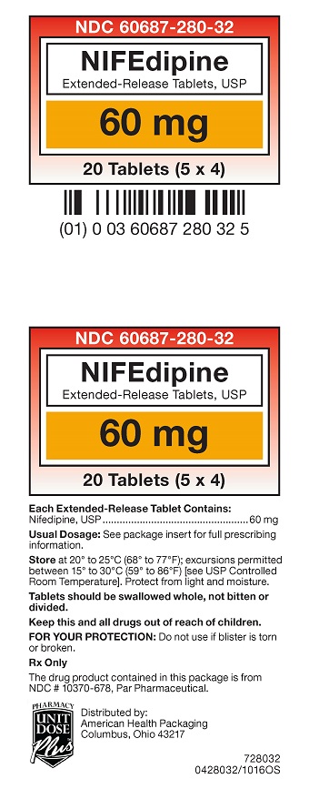 60 mg Nifedipine ER Tablets Carton