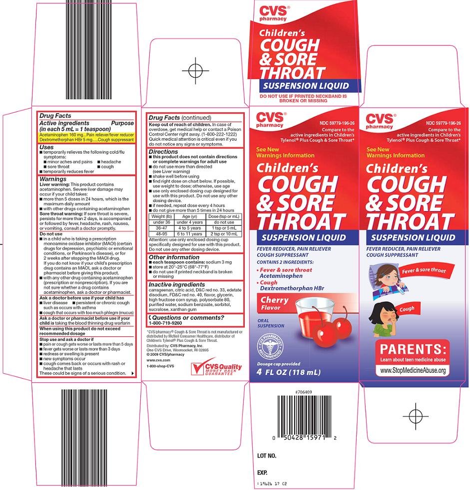Children's Cough and Sore Throat Carton