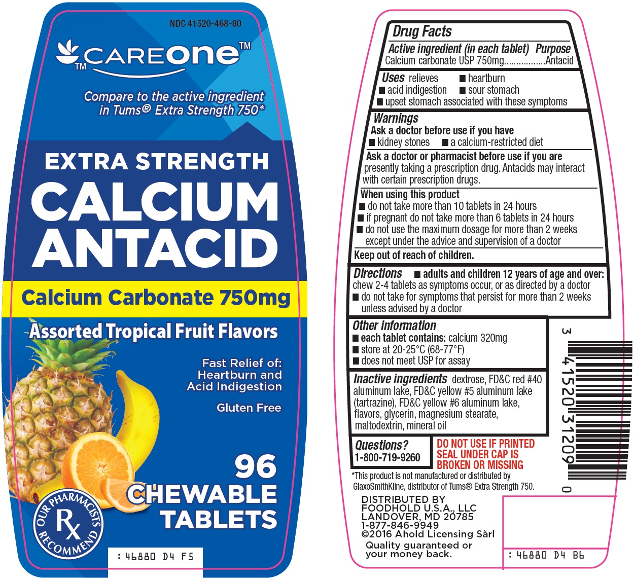 CareOne Calcium Antacid