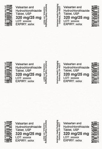 320 mg/25 mg Valsartan/HCTZ Tablet Blister