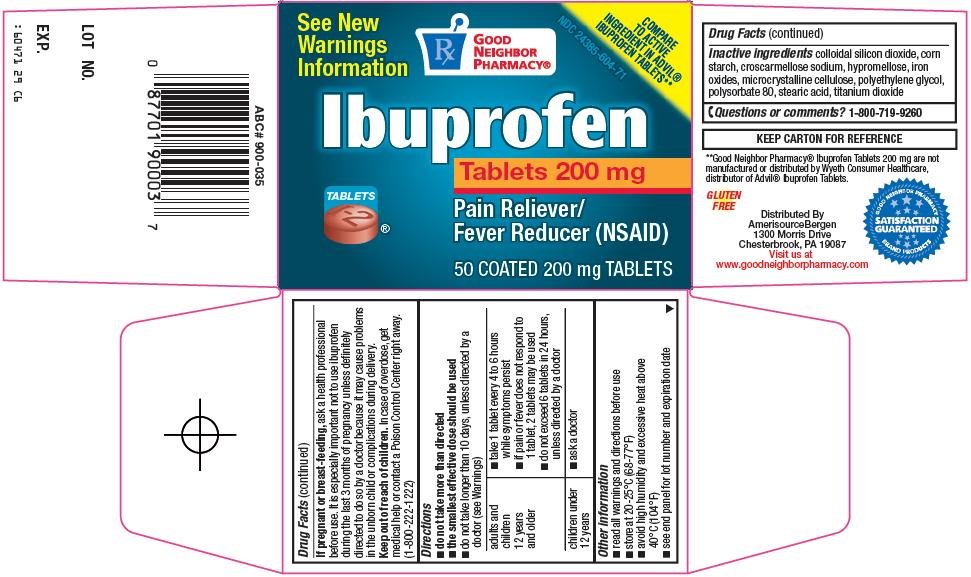 Ibuprofen Tablets 200  mg Carton Image #1
