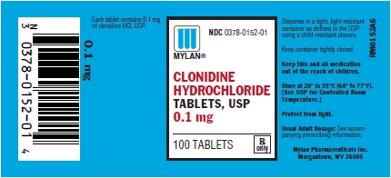 Clonidine Hydrochloride Tablets 0.1 mg Bottles