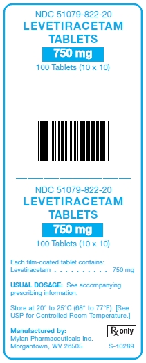 Levetiracetam 750 mg Tablets Label