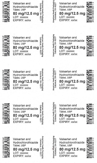 80 mg/12.5 mg Valsartan/HCTZ Tablet Blister