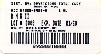 image of single dose package label