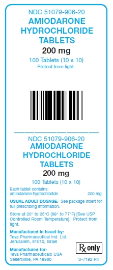 Amiodarone HCl 200 mg Tablets Unit Carton Label