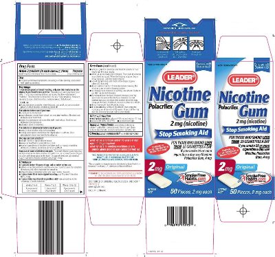 Nicotine Polacrilex Gum 2 mg (Nicotine) Carton