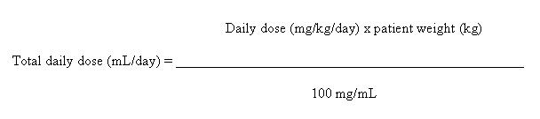 Daily Dose Calculation