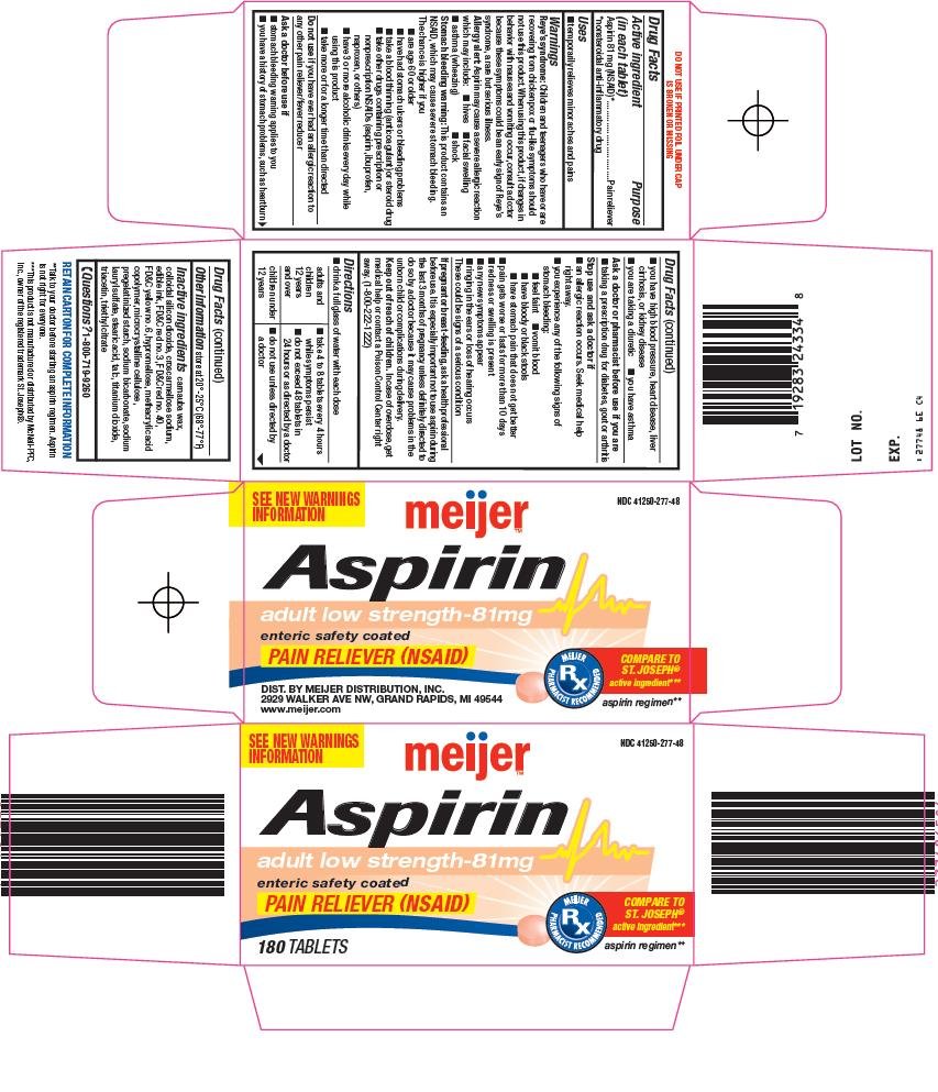 Adult Low Strength, 81 mg Aspirin Carton