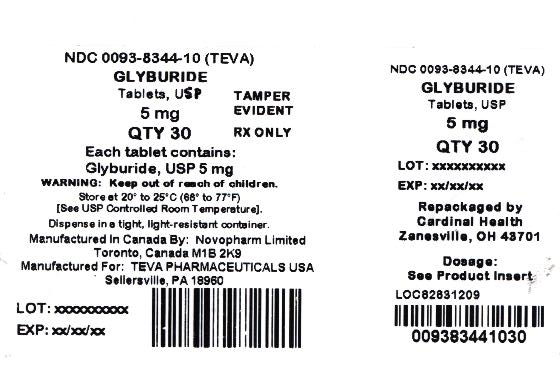 Glyburide Carton Label