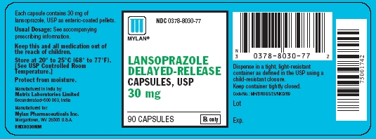 Lansoprazole Delayed-Release Capsules 30 mg Bottles