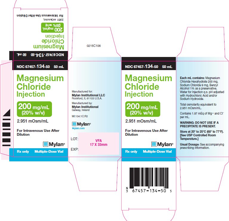 Magnesium Chloride Injection 200 mg/mL (20 percent w/v) Carton Label