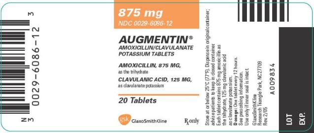 AUGMENTIN Tablets Label Image - 875mg