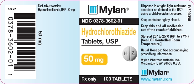 Hydrochlorothiazide Tablets 50 mg Bottles