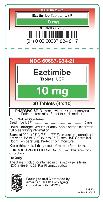 10 mg Ezetimibe Tablets Carton