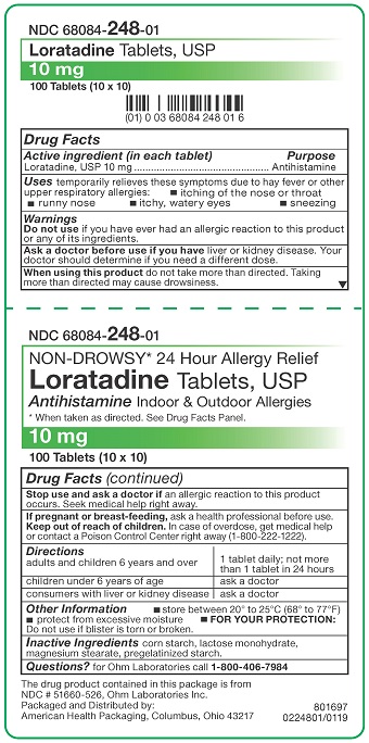 10 mg Loratadine Tablets Carton