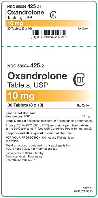10 mg Oxandrolone Tablets Carton