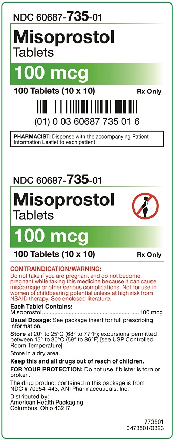 100 mcg Misoprostol Tablets Carton