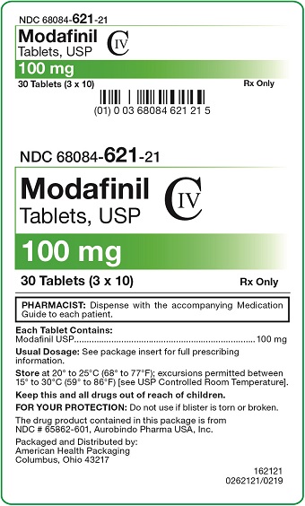 100 mg Modafinil Tablets Carton