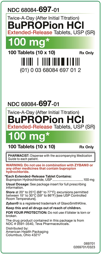 100 mg BuPROPion HCl Extended-Release Tablets (SR) Carton
