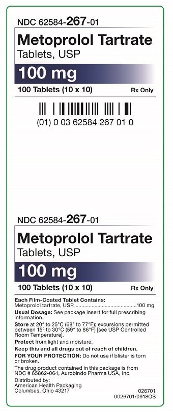 100 mg Metoprolol Tartrate Tablets Carton
