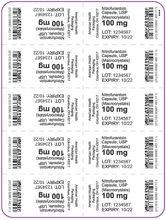 100 mg Nitrofurantoin Blister