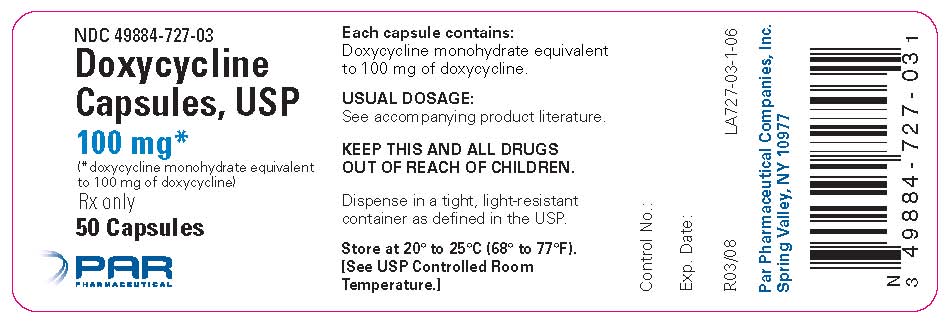This is the container 100 mg label