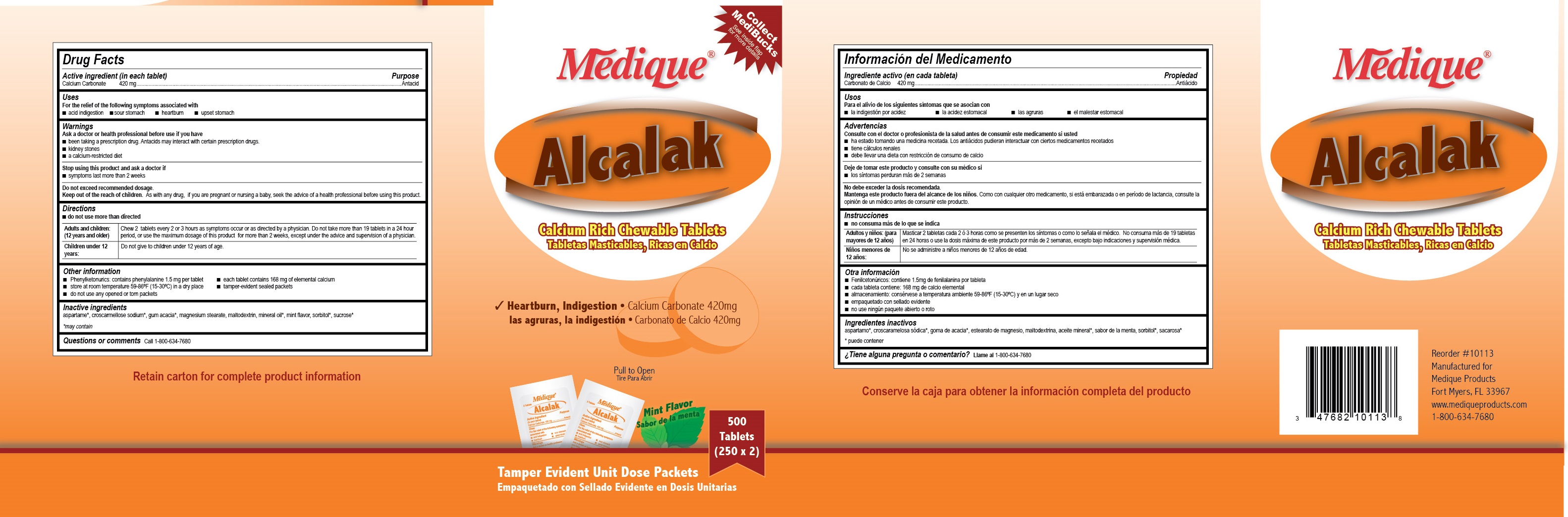 101R Medique Alcalak Label