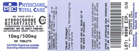 image of 10mg/500mg package label