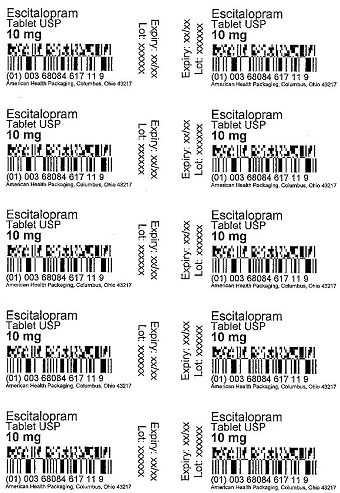 10mg Escitalopram Tablet 100UD Blister