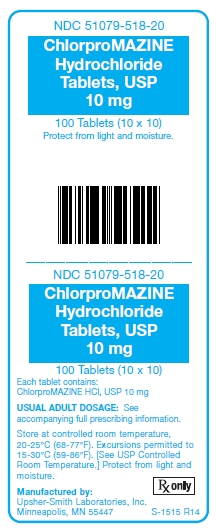Chlorpromazine HCl 10 mg Tablets