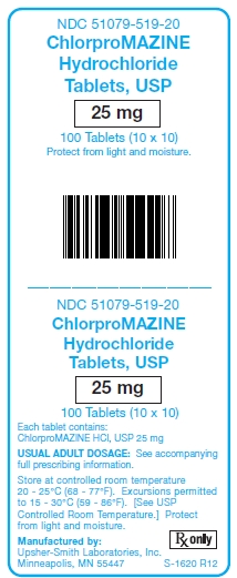 Chlorpromazine HCl 25 mg Tablets