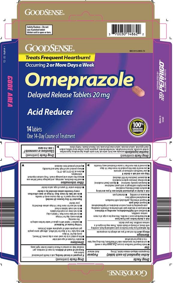 Omeprazole Delayed Release Tablets 20 mg Carton