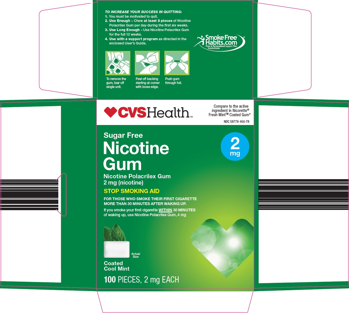 CVS Health Nicotine Gum image 1