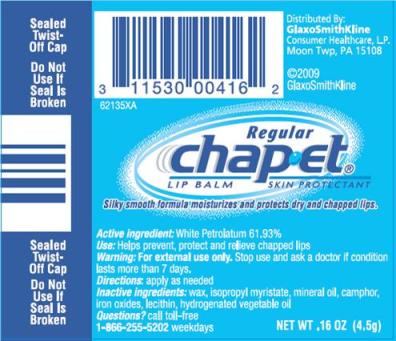Chap Et Regular Label