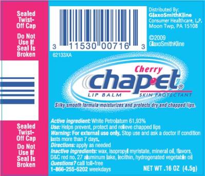 Chap Et Cherry Label