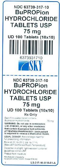 Bupropion 75mg Label