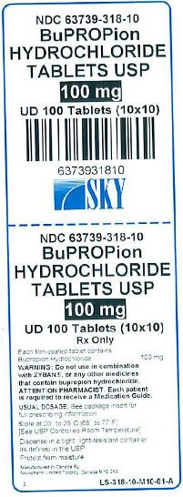 Bupropion 100mg Label