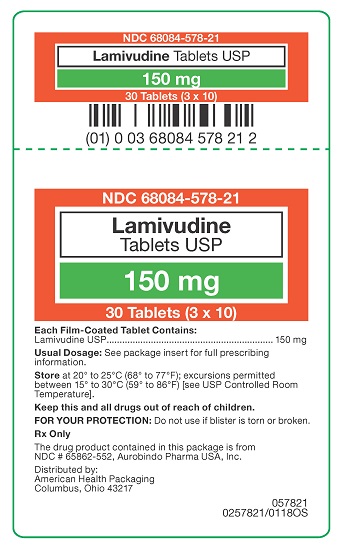 150 mg Lamivudine Tablets Carton