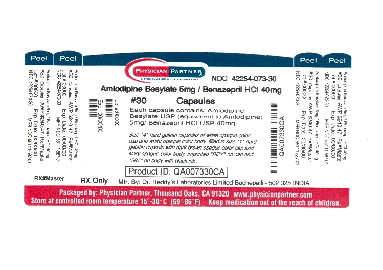 Amlodipine Besylate 5mg / Benazepril HCl 40mg