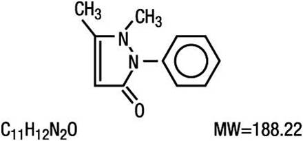 Chemical Structure - Antipyrine