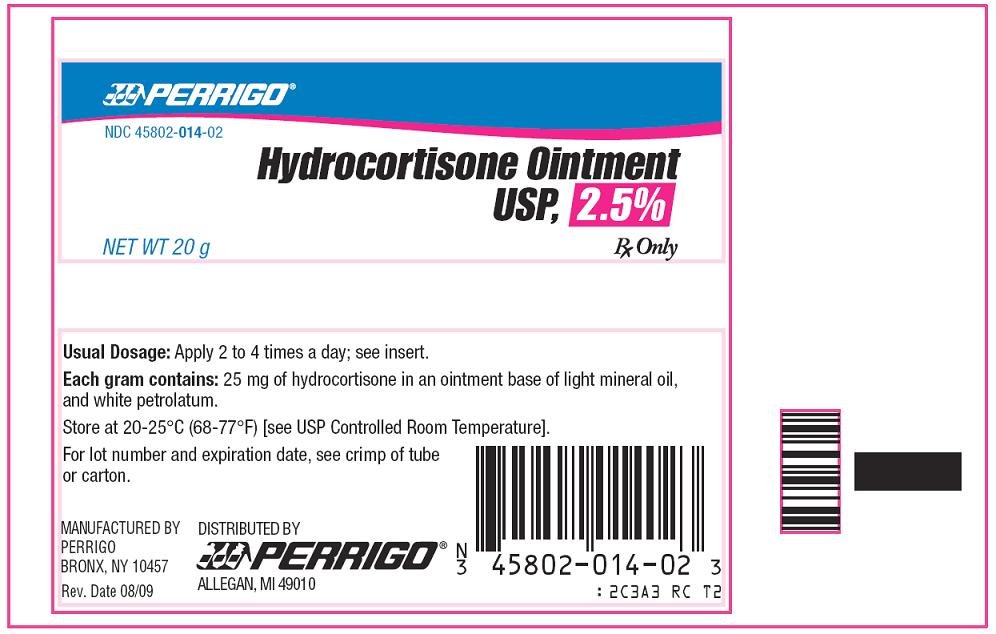 Hydrocortisone Ointment USP, 2.5% Tube