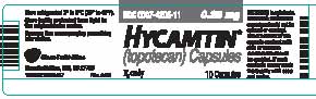 HYCAMTIN Capsules Label - 0.25mg