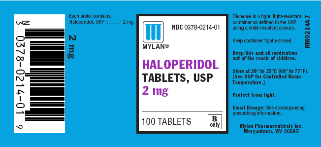 Haloperidol 2 mg in bottles of 100