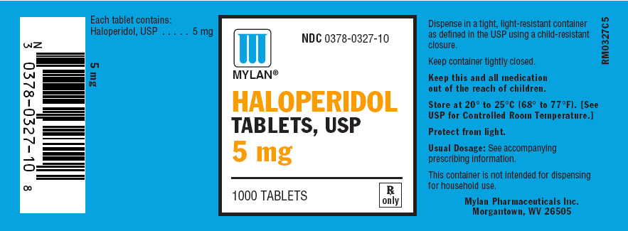 Haloperidol 5 mg in bottles of 1000