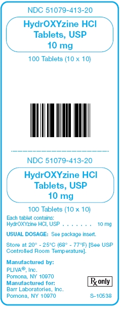 Hydroxyzine HCl Tablets 10 mg